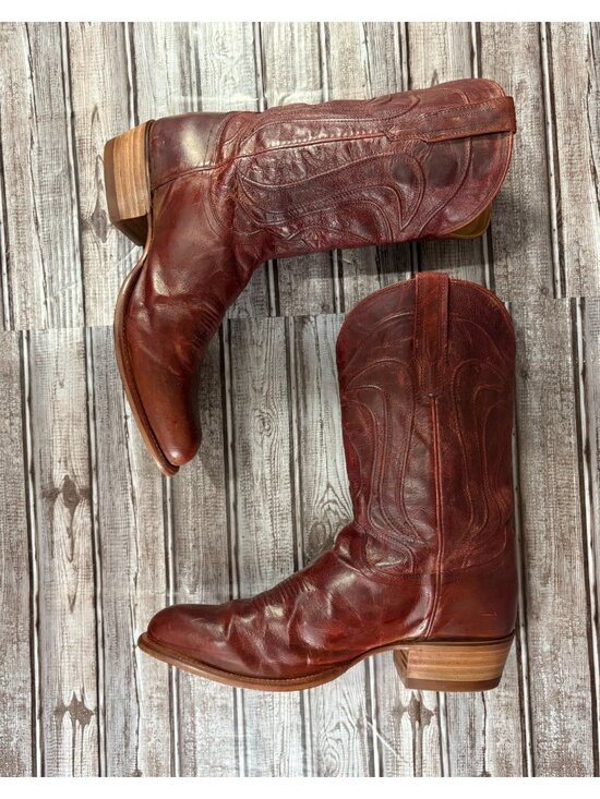 Tecovas The Cartwright Cowboy Boots Size 13 D color reddish-brown 92941 main image 5